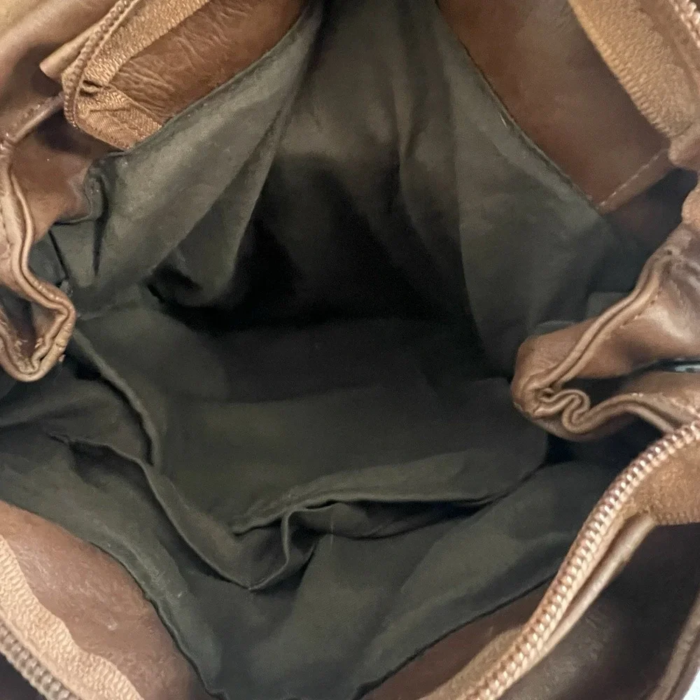 LXY Vegan Leather Backpack Vintage Style Bookbag Unisex